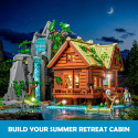 Lumibricks Waterfall Hut, construction toy