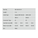 DIGITUS Fiber Optic Patch Cord, LC/SC Multimode 50/125 µ, OM4, Duplex, 3m