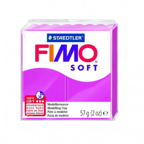 Voolimismass FIMO SOFT 57g, vaarikapunane (2 tk)