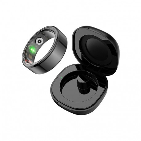 COLMI R02 Smart Ring, size 11, 20.3 mm (black) + charging case