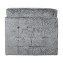 Modular sofa SAMOA 1-seater armless section, grey