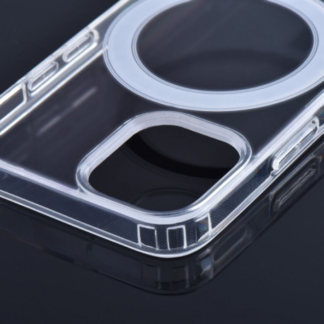 Case for Samsung A27 Clear Mag Cover (MID) compatible with MagSafe transparent