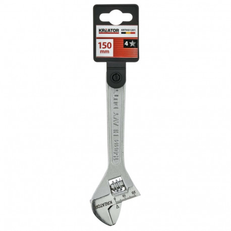 Adjustable Wrench KREATOR KRTH31201 152mm 19.02mm