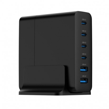 Gembird CHARGER USB UNIVERSAL 6P 75W/TA-UC-2A4C-PD75-01-BK