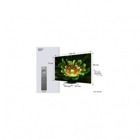 TCL C79K 55C79K TV 139.7 cm (55") 4K Ultra HD Smart TV Wi-Fi Metallic 2600 cd/m²