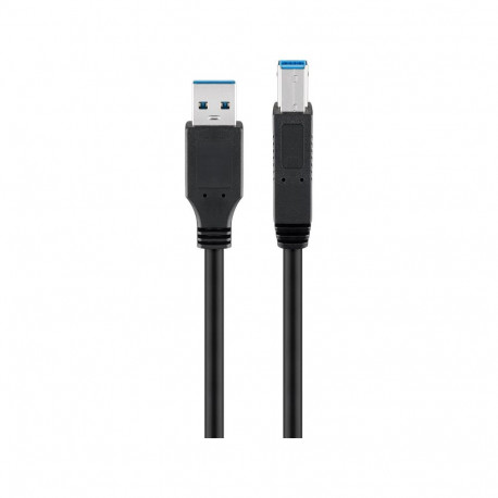USB kaabel Wentronic USB-A - USB-B, 3m