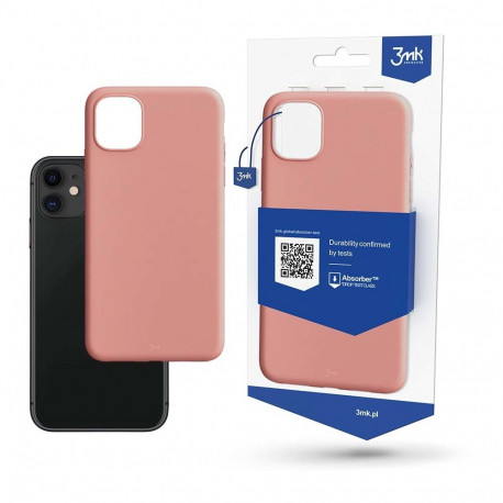 Mobiili tagakaas 3MK iPhone 11 matt, roosa