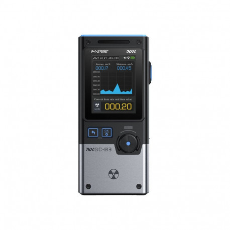 Multifunctional ionizing radiation detector FNIRSI GC-03 BK