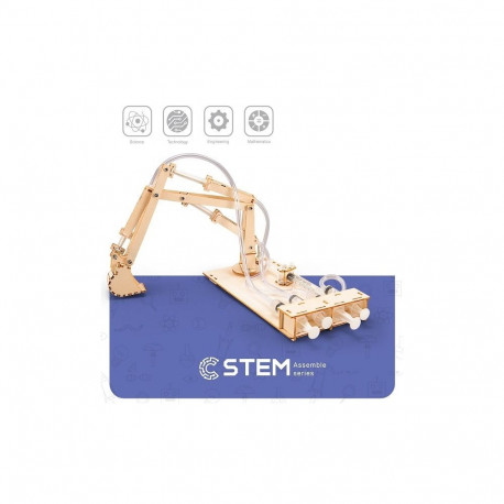 Wooden Assembly Kit Excavator, STEM Educational Toy