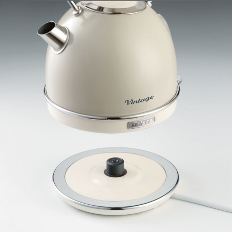 Ariete Vintage Wasserkocher 1,7 L, beige