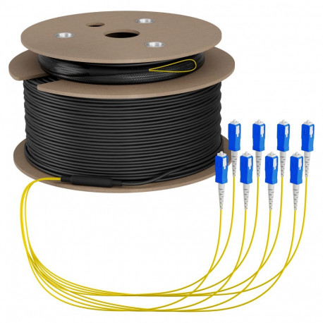 "EFB Trunkkabel U-DQ(ZN)BH OS2 8E (1x8) SC-SC 60m Dca LSZH G657A1"