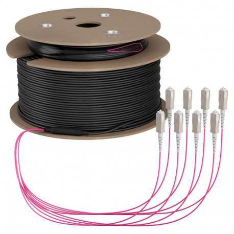 "EFB Trunkkabel U-DQ(ZN)BH OM4 8G (1x8) SC-SC 90m Dca LSZH"