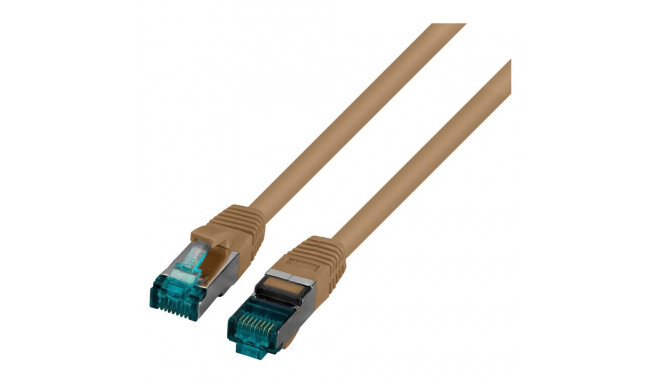 EFB patchkaabel RJ45 Cat.6A S/FTP LSZH 0,15m, pruun