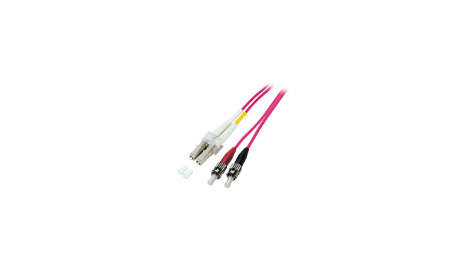 "EFB Duplex Patchkabel LC-ST OM4 1m LSZH 2mm erikaviolett"
