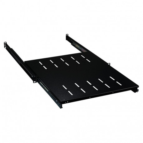 "EFB 19"" 1HE Fachboden ausziehbar, ET 408..612 mm, 30 kg, ST 600, RAL9005"