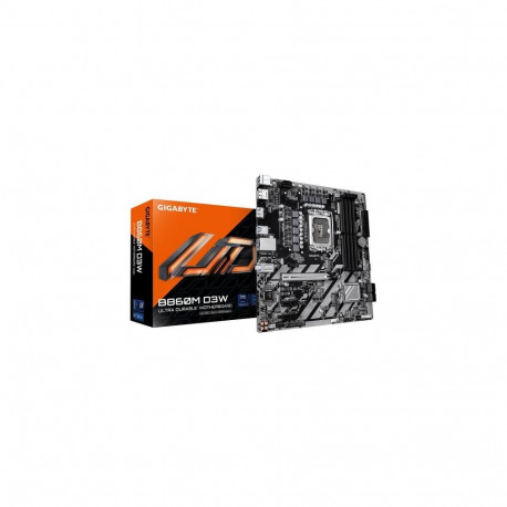 GIGABYTE B860M D3W Motherboard - Intel Core Ultra Series CPUs, 4+1+2 Phases VRM, up to 9066MHz DDR5,