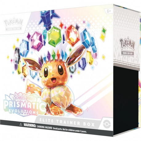 Trading Card Game - Pokémon Scarlet & Violet Prismatic Evolutions Elite Trainer Box 9 Booster Packs,