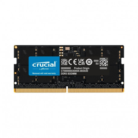 RAM Module - Crucial 24GB DDR5 5600MHz SO-DIMM ECC Memory Module Black