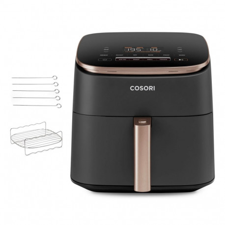 Air Fryer - COSORI Turbo Blaze Chef Edition 6 L 1725 W Hot Air Fryer Black, Pink Gold