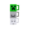 Stacking Mugs - Minecraft Creeper Skeleton Ghast Set Plastic