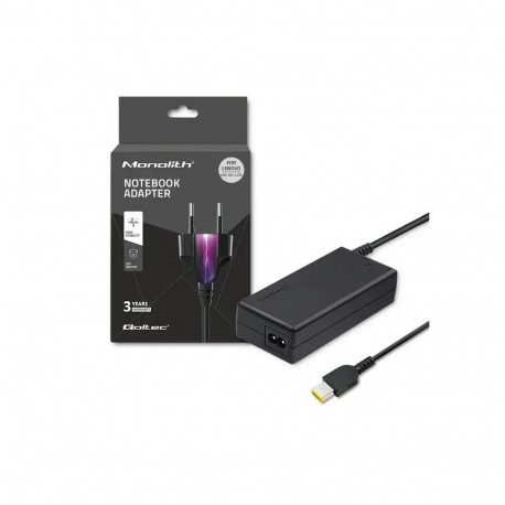 Qoltec Power adapter for laptop Lenovo | 45W | 20V | 2.25A | Slim tip+pin | +power cable
