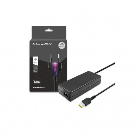 Qoltec Power adapter for laptop Lenovo 90W | 20V | 4.5A | Slim tip+pin | +power cable
