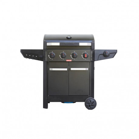 Barbecook Gas Barbecue Luca 412 with Cabinet and Sideburner, 145.4 x 60.3 x 112.3 cm | BC-GAS-3100