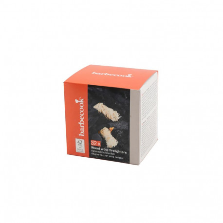 Barbecook | Wood wool firelighters 32 pieces FSC (per 12pcs) | BC-ACC-7426