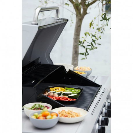 Barbecook emailitud grillpann BC-ACC-7080 taaskasutatav 34.5 x 24 x 3cm pakendis 12 tk