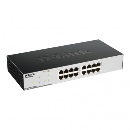 D-Link | 16-Port Gigabit Easy Desktop Switch | GO-SW-16G/E | Unmanaged | Desktop/Rackmountable