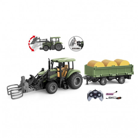 Puldiga juhitav traktor haagisega