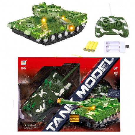 Puldiga juhitav tank valgusega