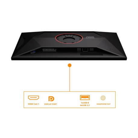 AOC monitor U32G4U mänguritele 31.5inch 3840x2160 16:9 Fast IPS 160Hz HAS 130mm HDMI x2 2.1 DP x1 1.