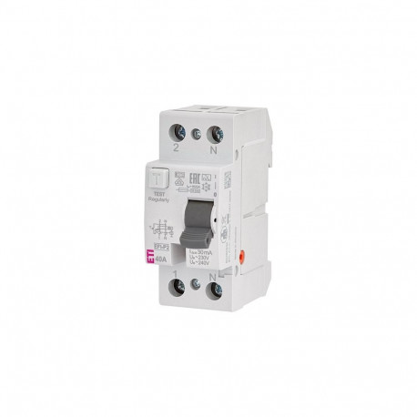 RELAY CURR LEAK 2P 40 A 30 MA EFI-P2 A