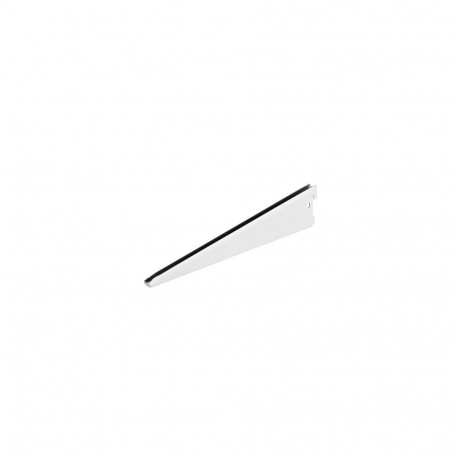 BRACKET DOUBLE SLOT 370 MM WHITE