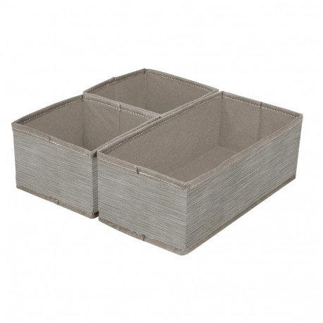 BOXSTORAGE 3PCE 28X14X10CM 14X14X10CM