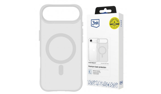 3mk Smoke MagCase for iPhone Air - White-Translucent