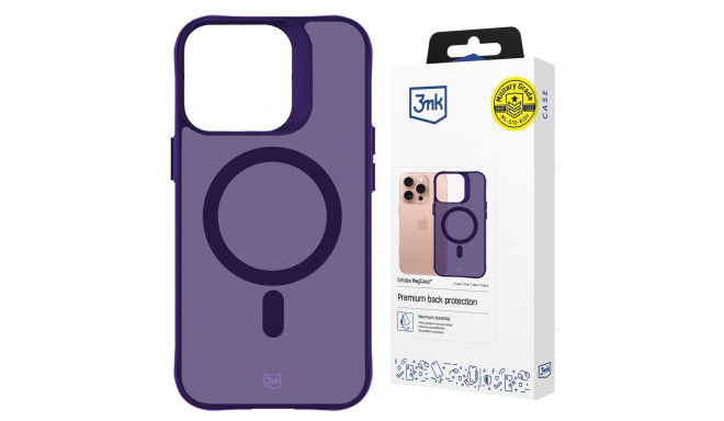3mk Smoke MagCase for iPhone 16 Pro Max - Purple-Translucent