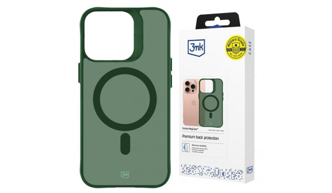3mk Smoke MagCase for iPhone 16 Pro Max - Green-Translucent
