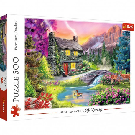 TREFL puzzle Mountain Idyll 500 pcs