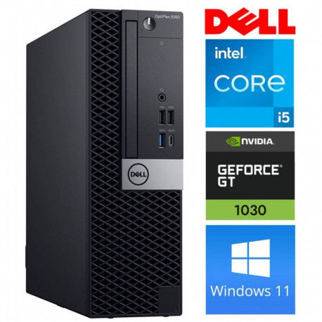 DELL 5060 SFF i5-8500 16GB 256SSD M.2 NVME GT1030 2GB WIN11Pro