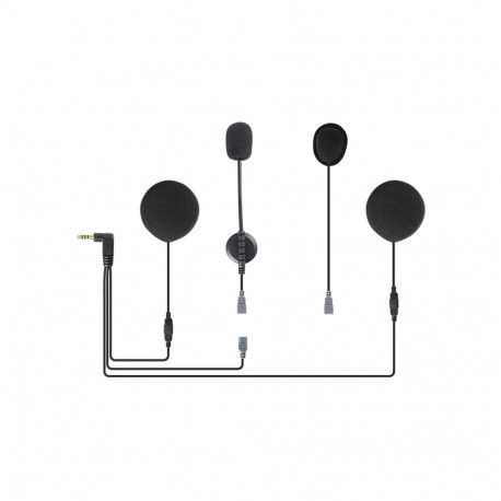 Motorcycle helmet headset with 3.5 mm plug for Q7 EJEAS HIFI-M2 intercom