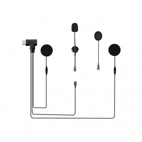Type C headset for motorcycle helmet for MS8 EJEAS HIFI-M3 intercom