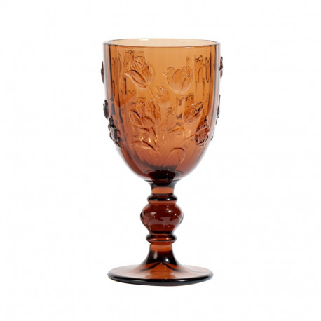 Wine goblet GIO MAISON H16.6cm, brown