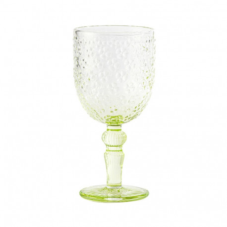 Wine goblet GIO ADORE H17.6cm, green