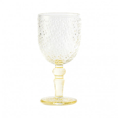 Wine goblet GIO ADORE H17.6cm, yellow