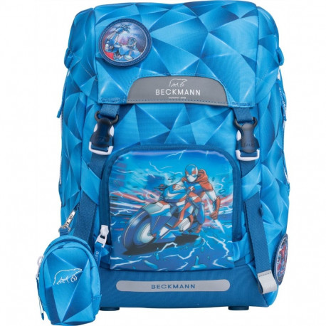 Seljakott/ ranits Beckmann Classic Blue lightning kasvule 116-140cm, maht 22l, kaal 940g
