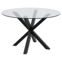 Söögilaud HEAVEN ümmargune Ø119 cm, selge