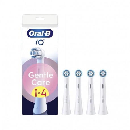 ORAL-B IO 4 tk õrn hooldus valge harjapea