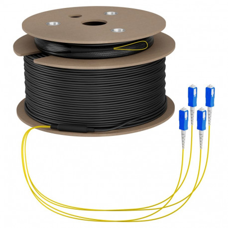 "EFB Trunkkabel U-DQ(ZN)BH OS2 4E (1x4) SC-SC 120m Dca LSZH G657A1"